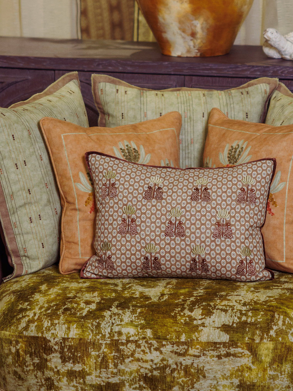 Spring Trace Cushion Cover