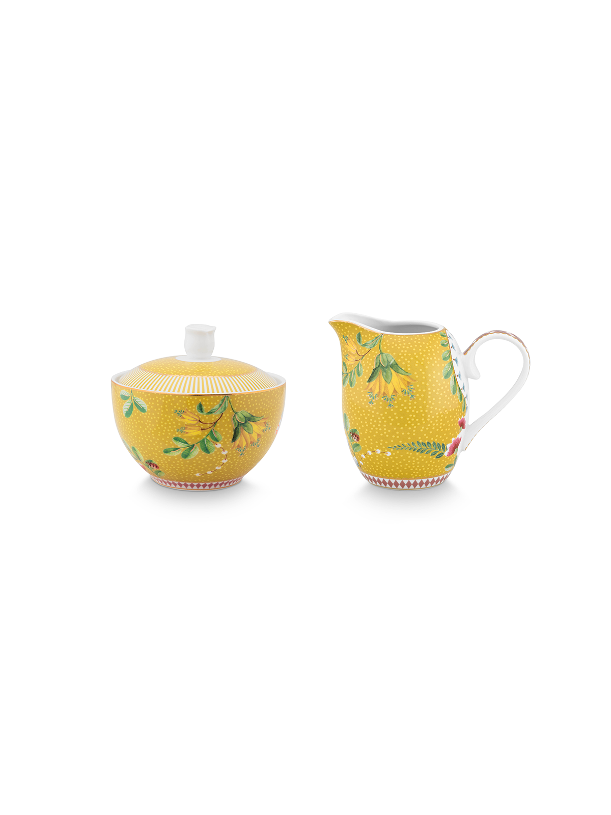 La Majorelle Yellow Sugar and Creamer Set