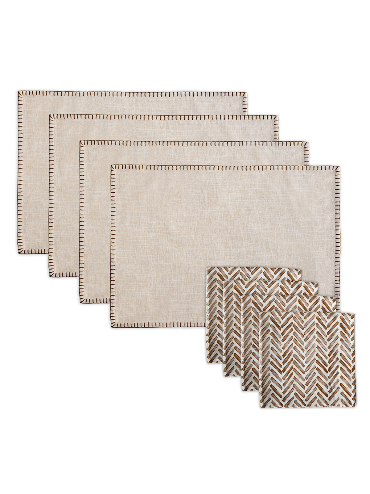 Chevron Joy Placemats and Napkins