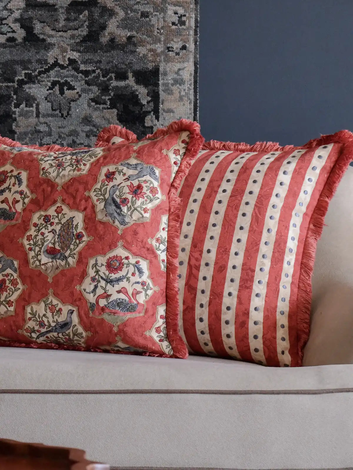 Meadow Stripe (Scarlet)