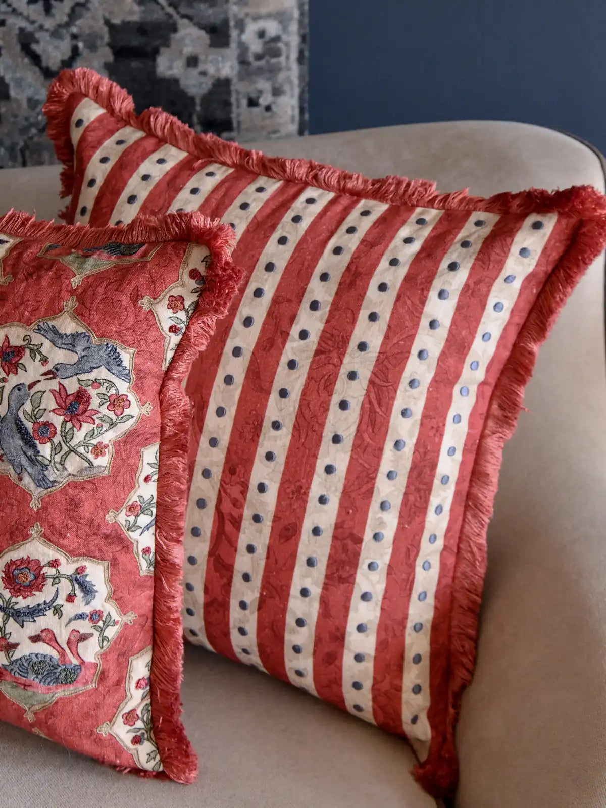 Meadow Stripe (Scarlet)
