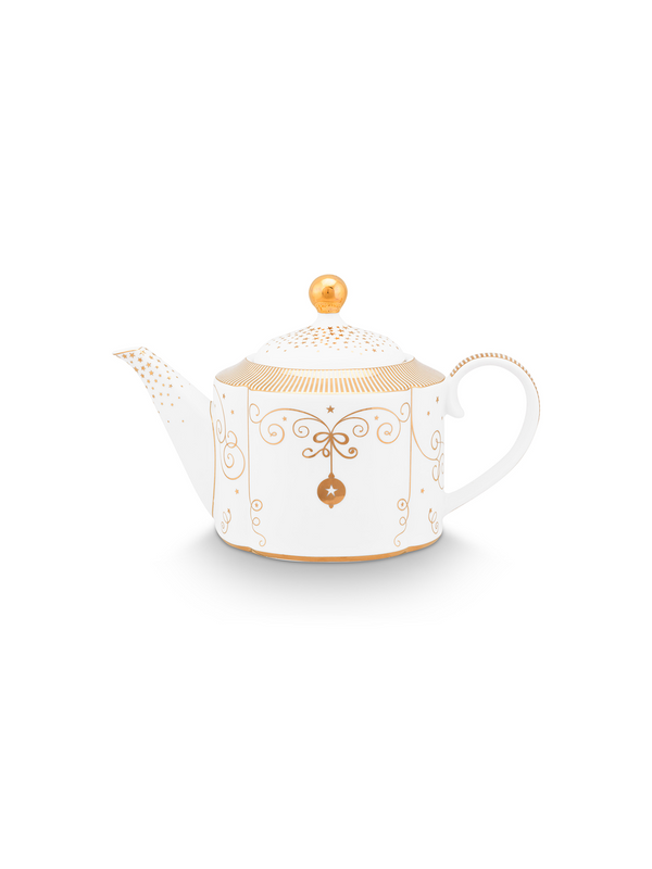 Royal Winter White Teapot- S