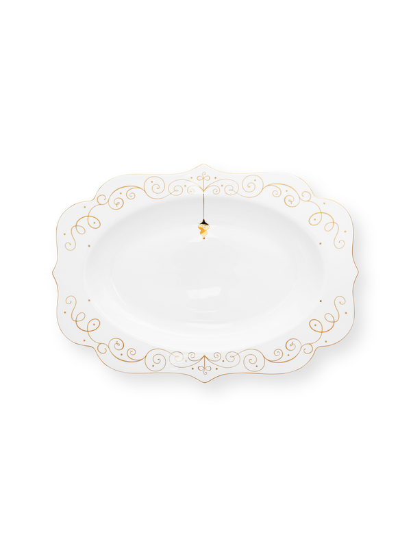 Royal Winter White Oval Platter