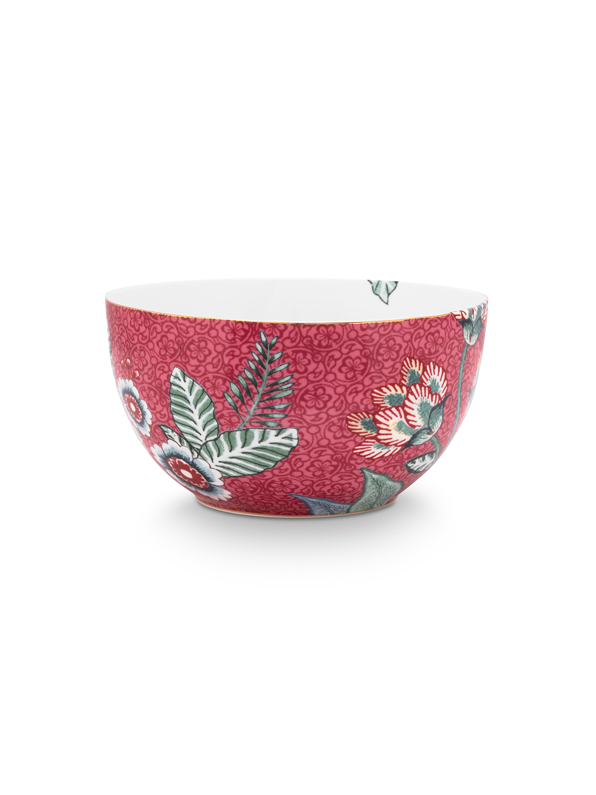 Flower Festival Dark Pink Bowl-M