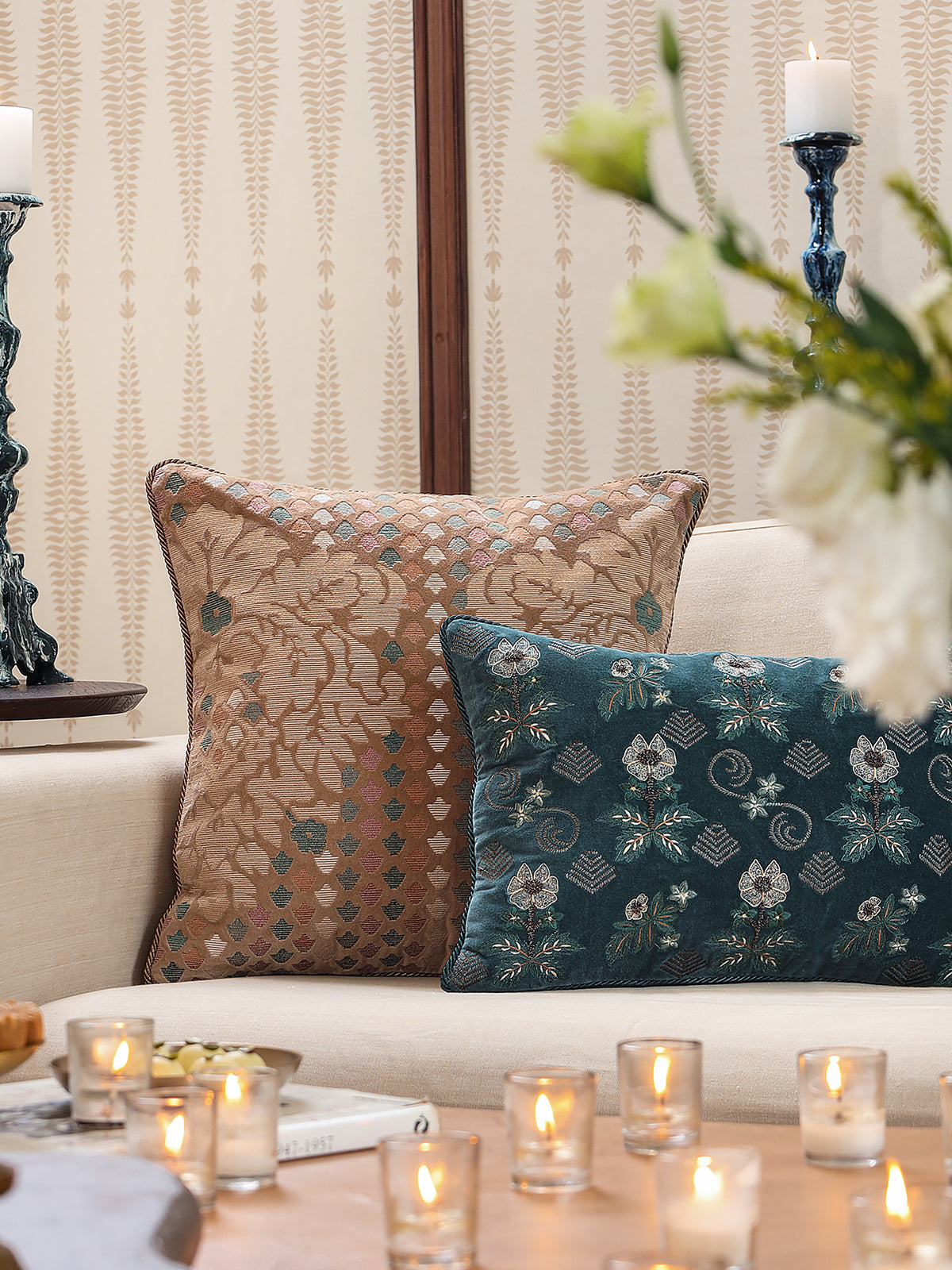Damask Lattice - Taupe