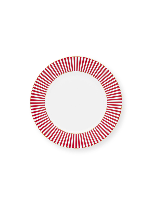 Royal Stripes Pink Side Plate (Set of 4)