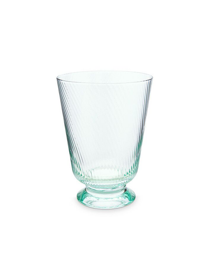 Twisted Blue Water Glasses (Set of 6)