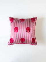 Striped Tulip Cushion Cover (Fuchsia)