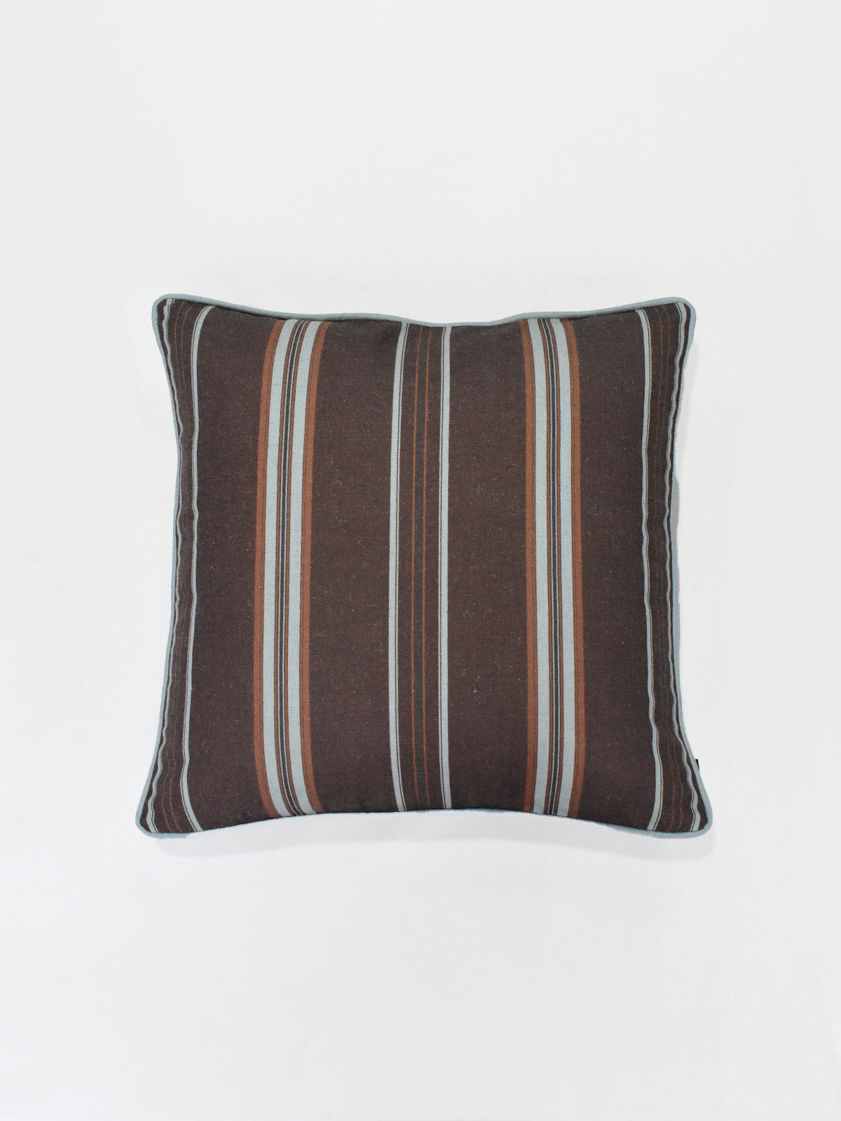 Lotus Stripes Cushion- Mocha