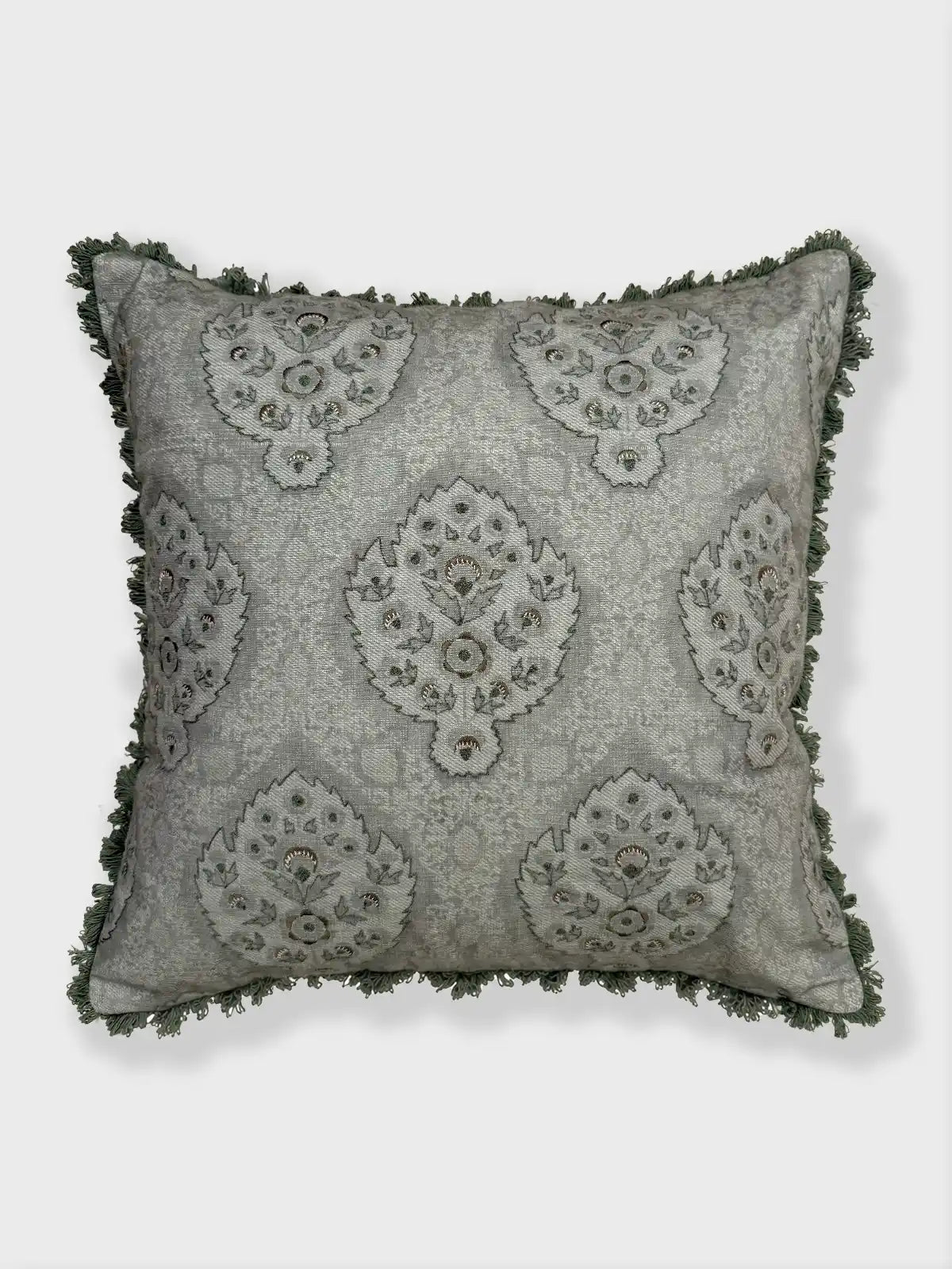 Maison Celeste Cushion Cover (Jade)