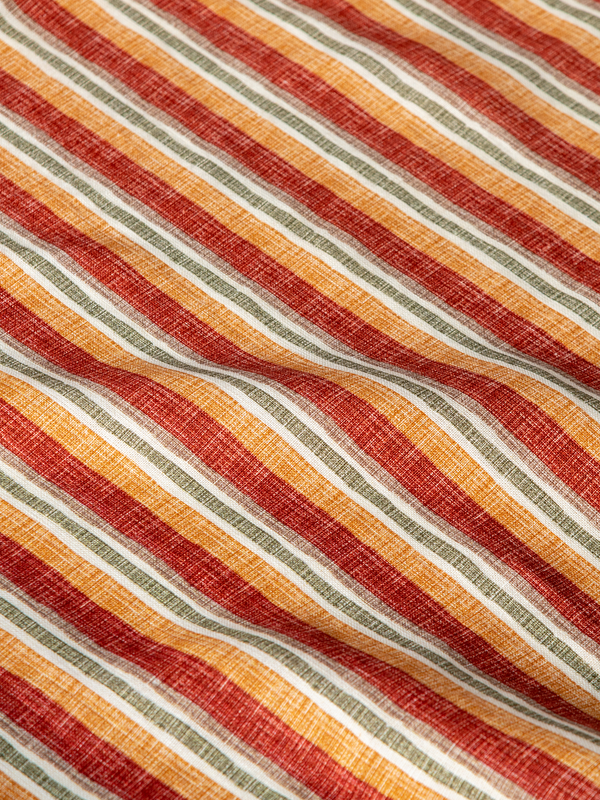 Carnival Stripes (Rust)-Sample