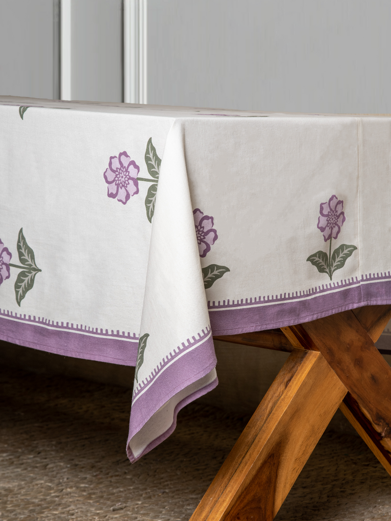 Lily Pad Table Cloth (Lilac)