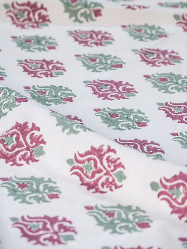 Trident Flower (Raspberry - Sage) - Sample