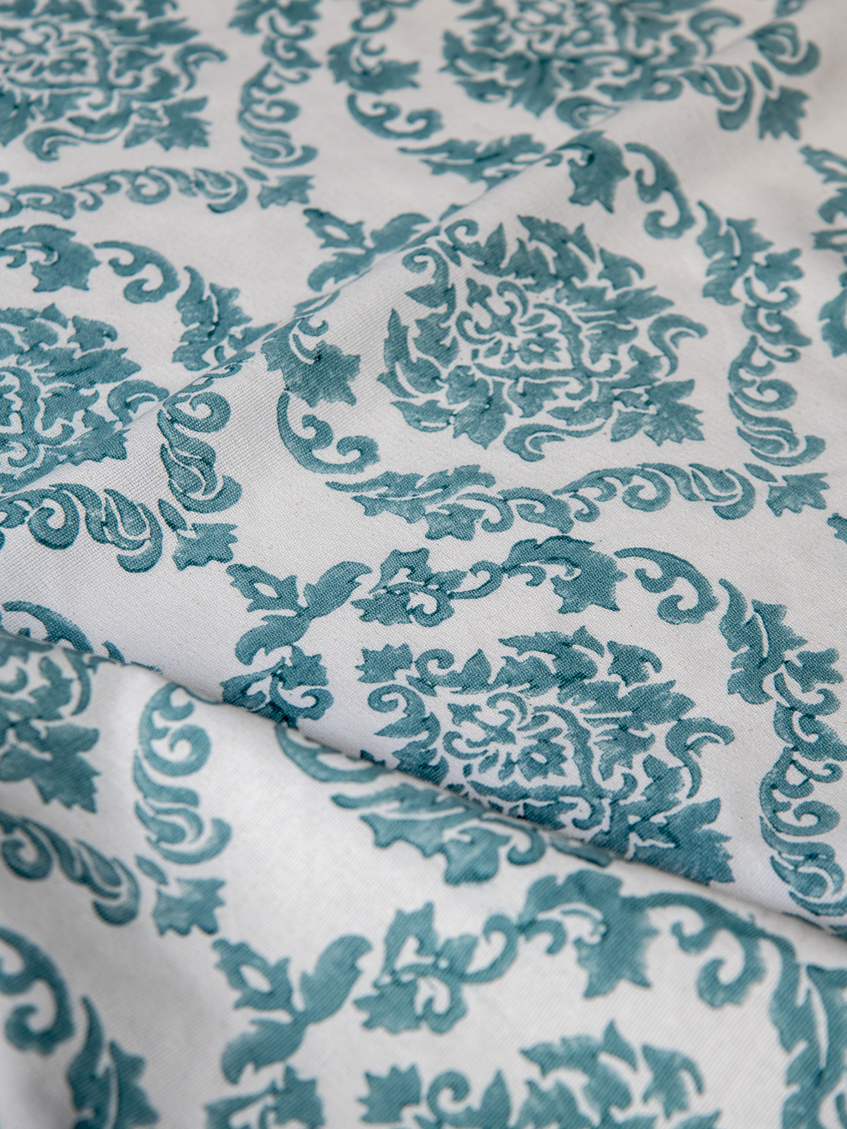 Midnight Damask (Light Blue) - Sample