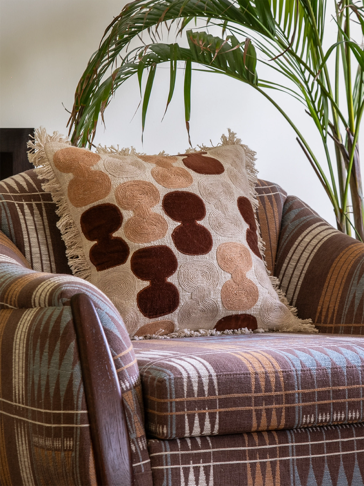 Canyon Knots Cushion Cover (Mocha)