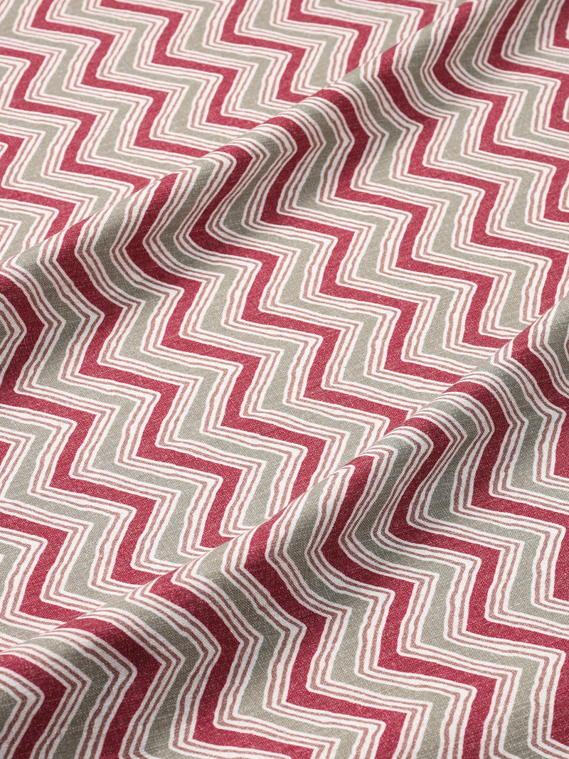 Watercolour Chevron (Sage - Merlot)