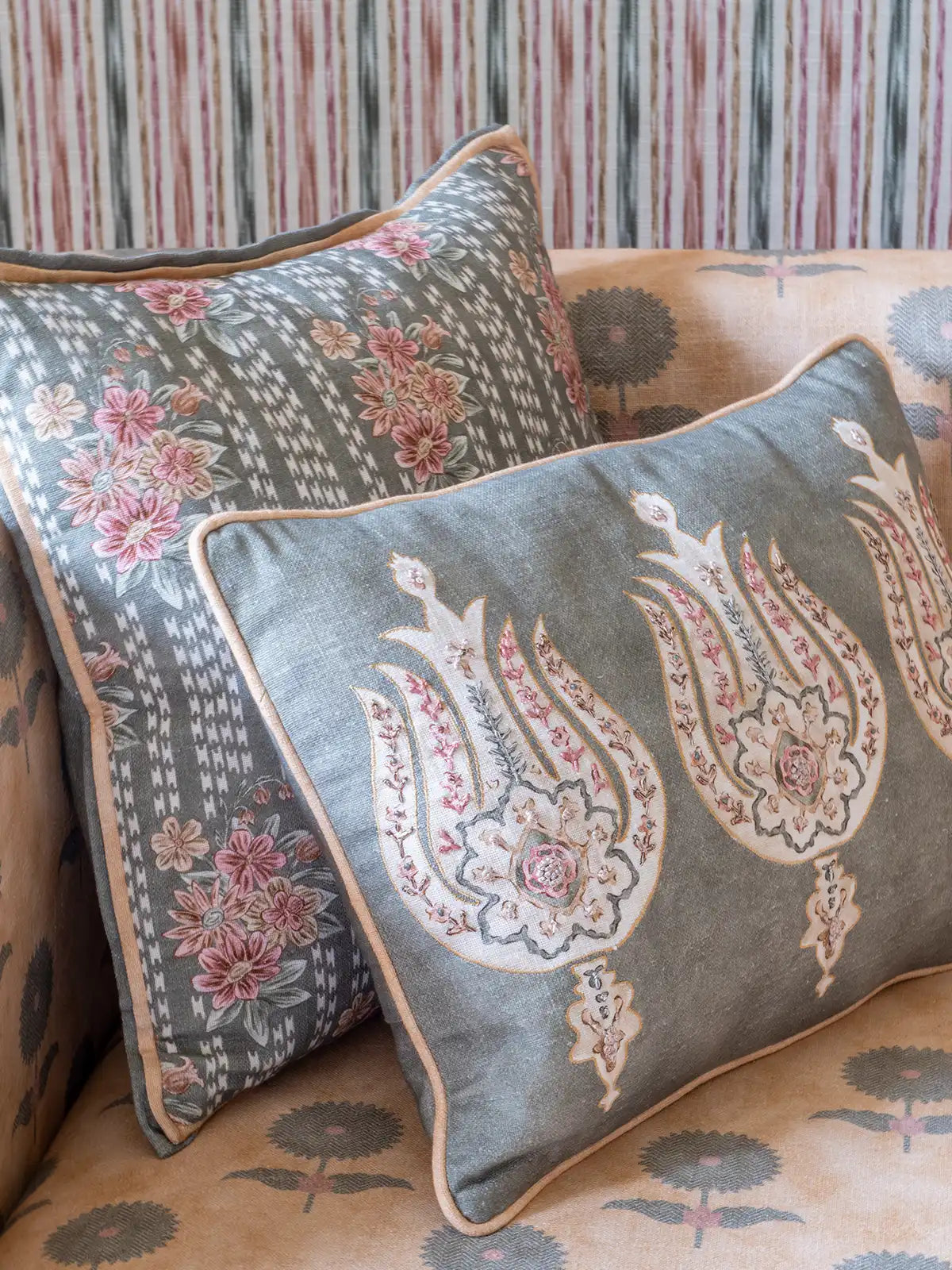 Winecup Cushion Cover - Meadow