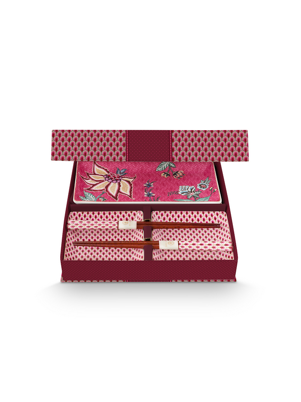Flower Festival Pink Square Oriental Gift Box