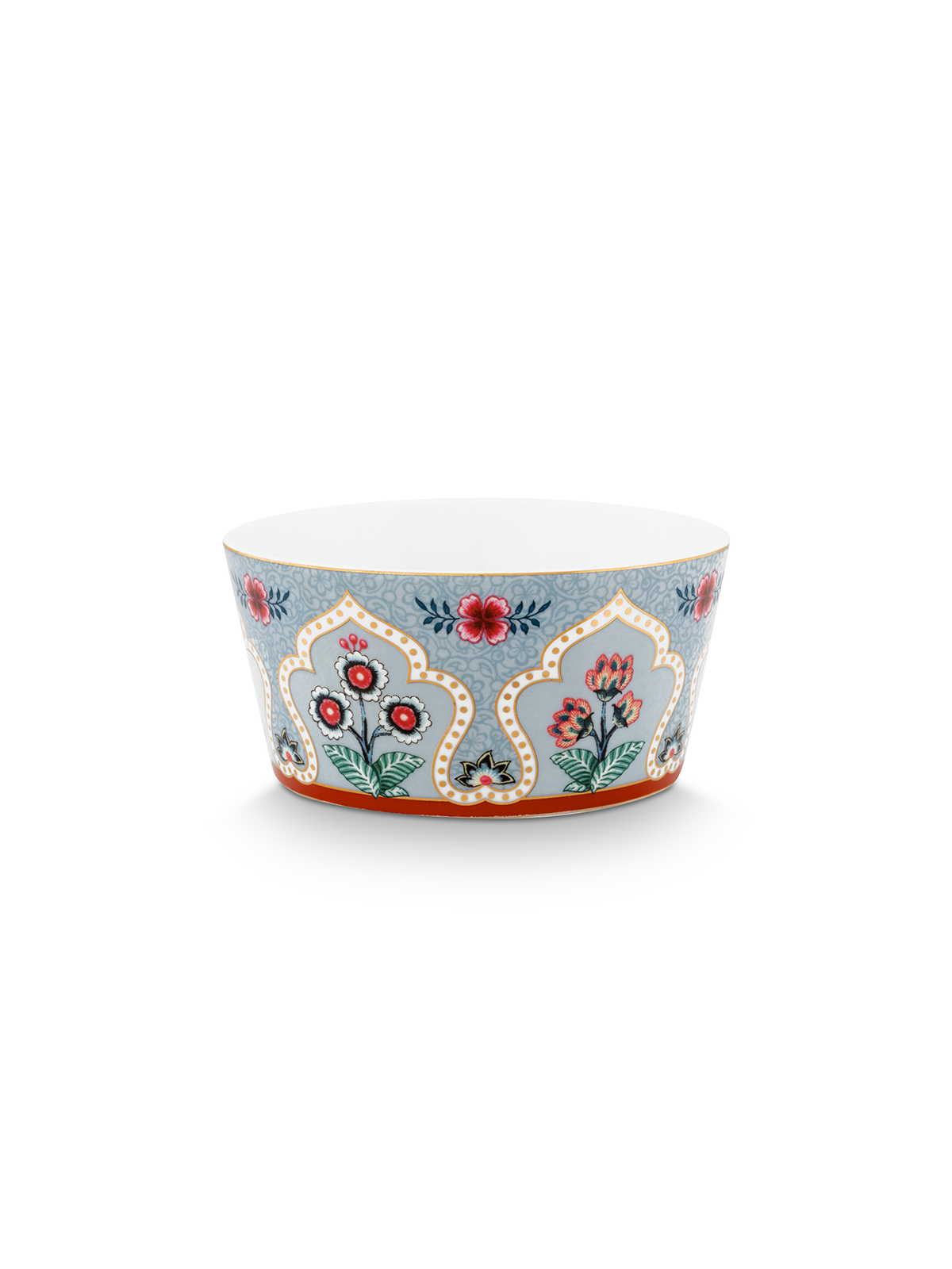 Flower Festival Blue Bowl Gift Box (Set of 4)