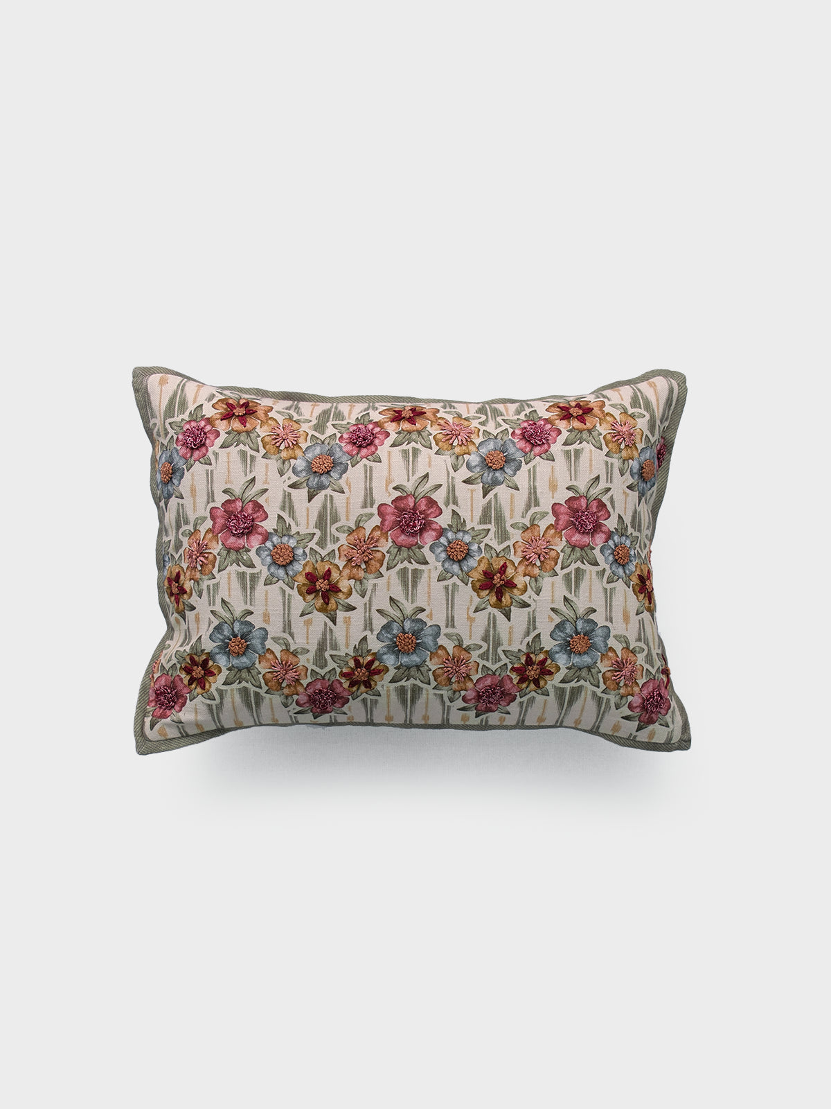 Palace Trellis Lumbar - Moss
