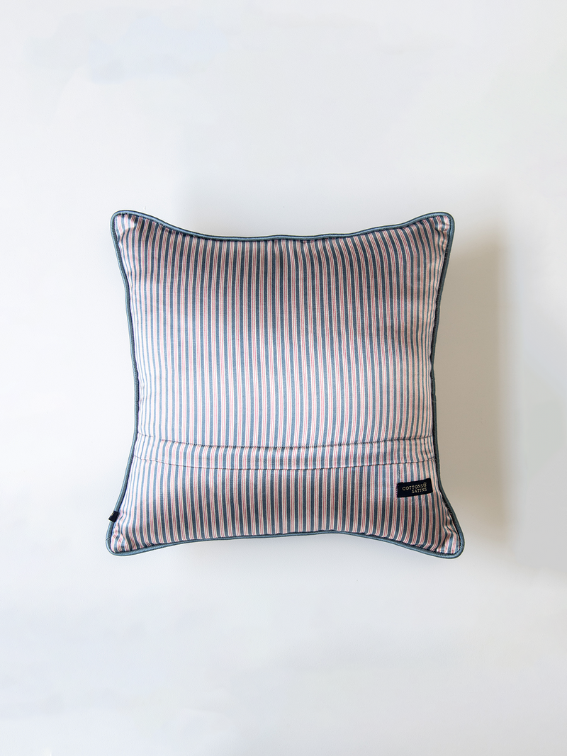 Striped Tulip Cushion Cover (Sapphire)