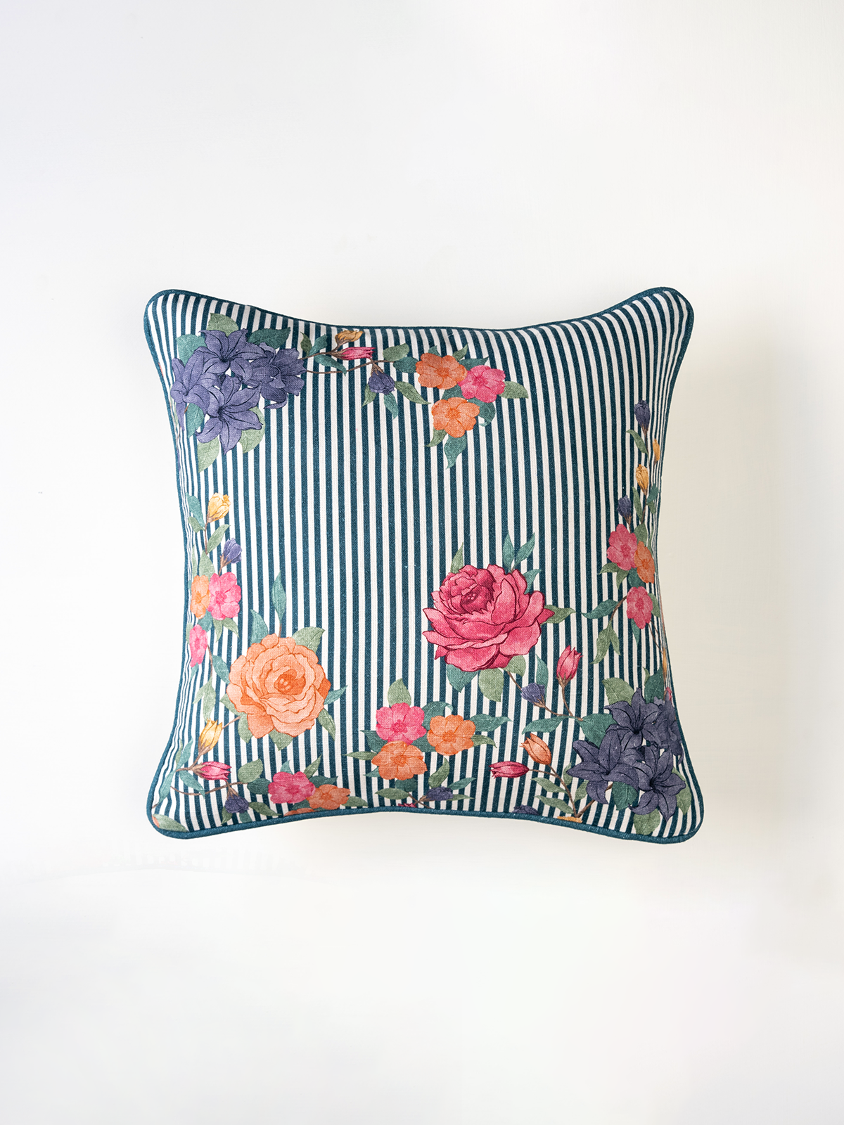 Striped Cushion Cover