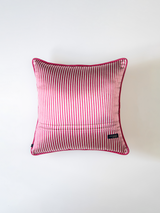 Striped Tulip Cushion Cover (Fuchsia)