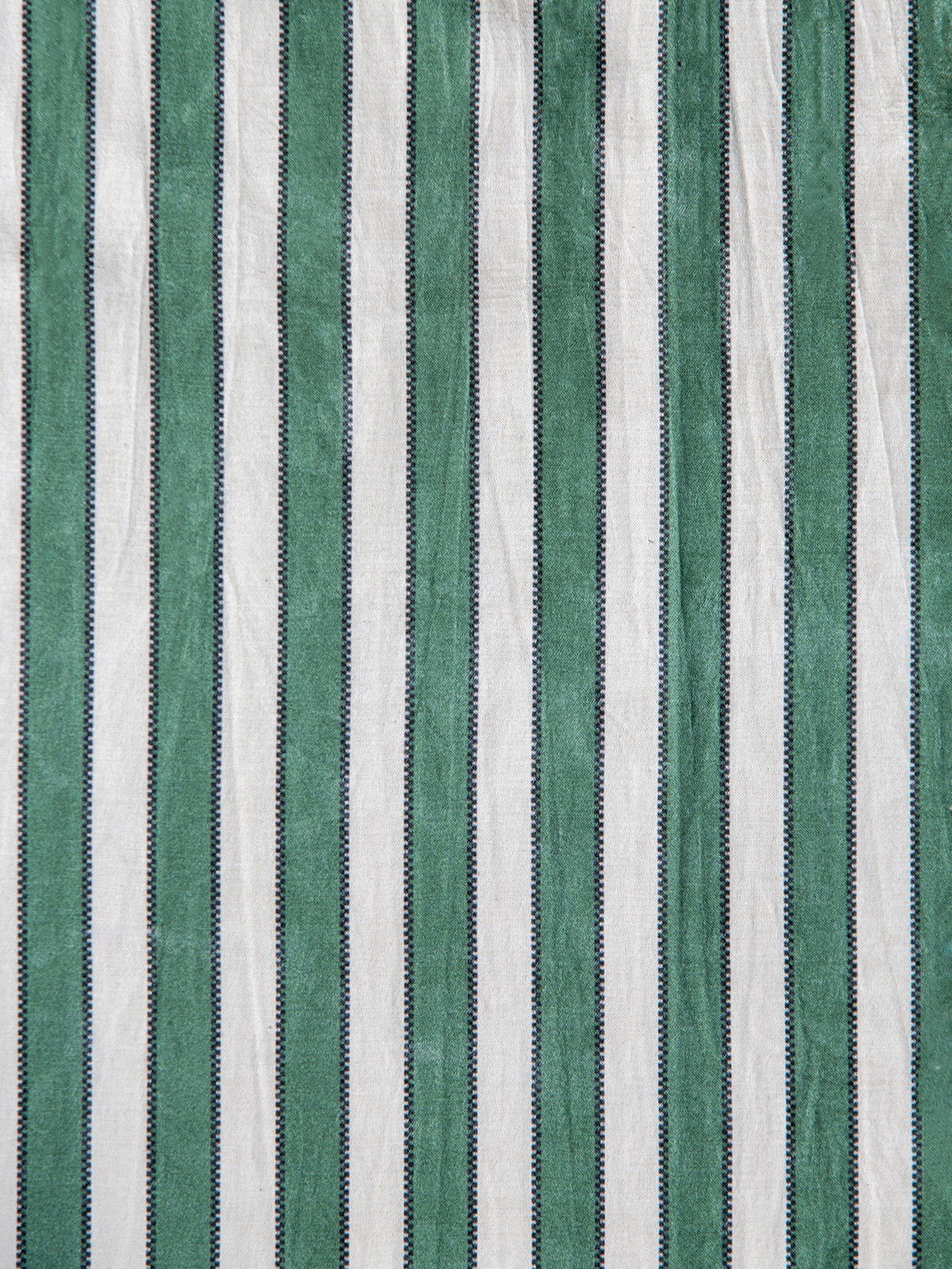 Mashru Stripes (Moss)  - Sample