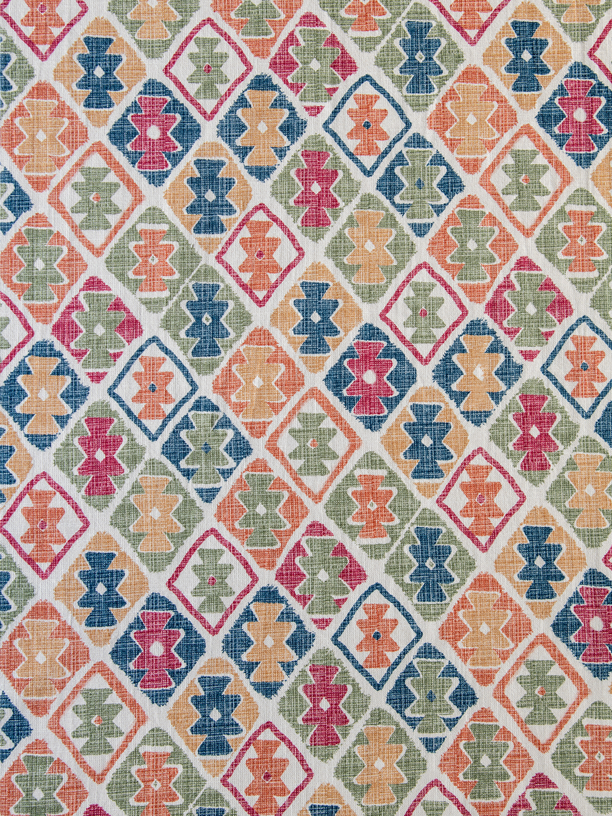 Jigsaw Ikat (Multi) - Sample