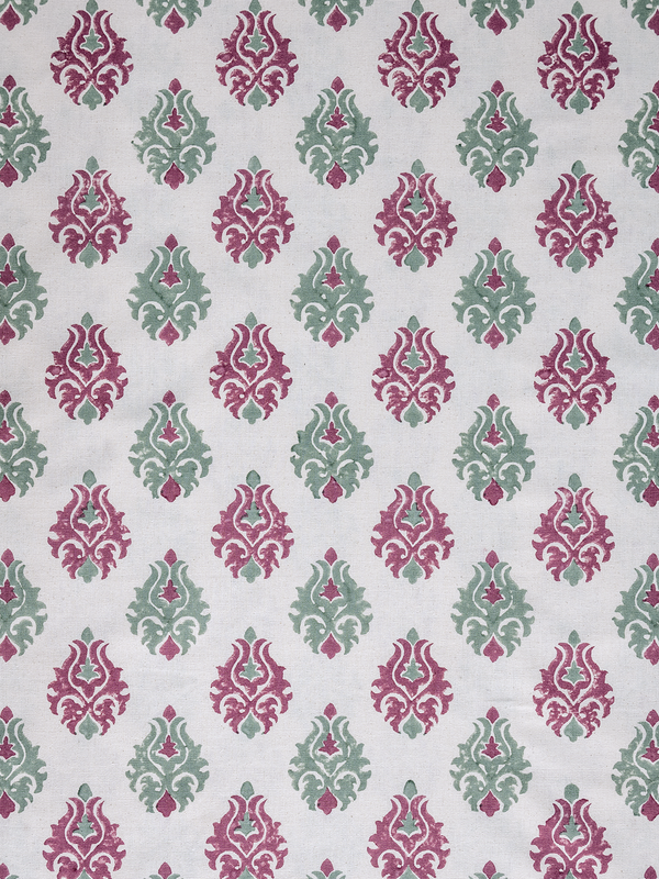 Trident Flower (Raspberry - Sage) - Sample