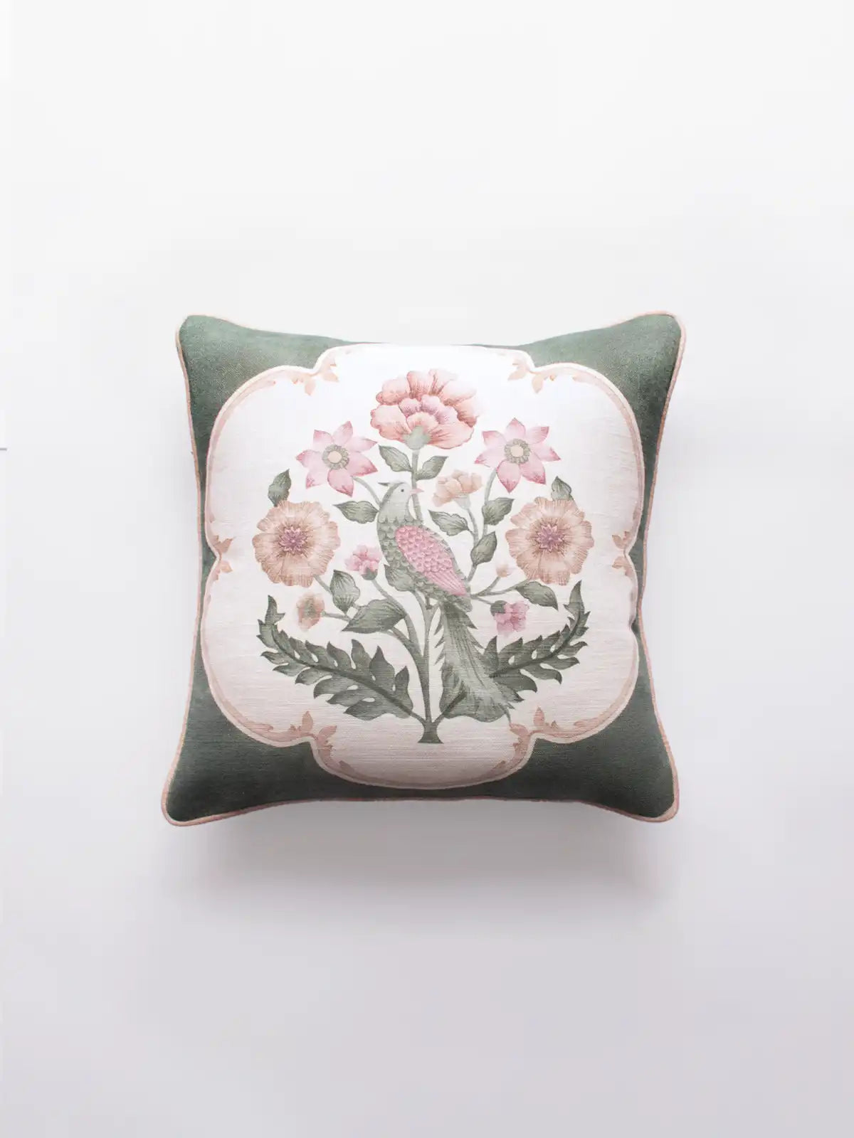 Willow Bird Cushion Cover - Meadow