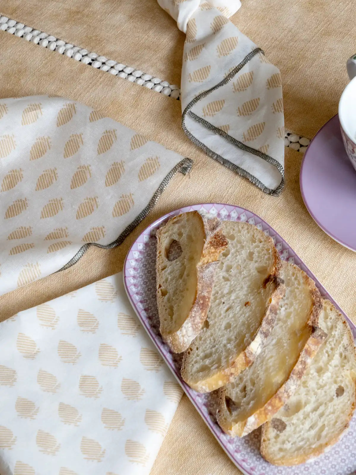 Wine Cup Placemat & Napkin Set