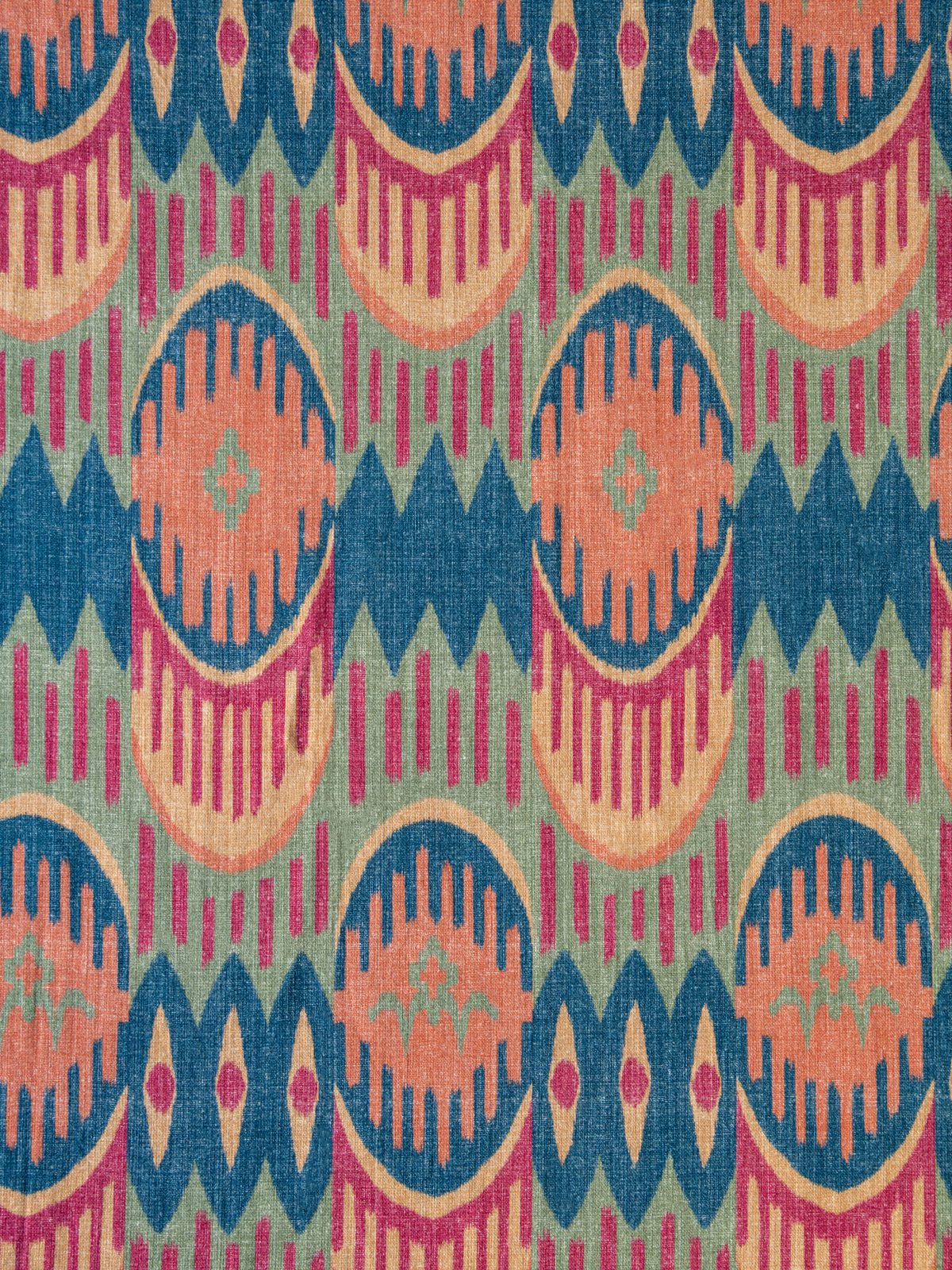 African Ikat (Navy) - Sample