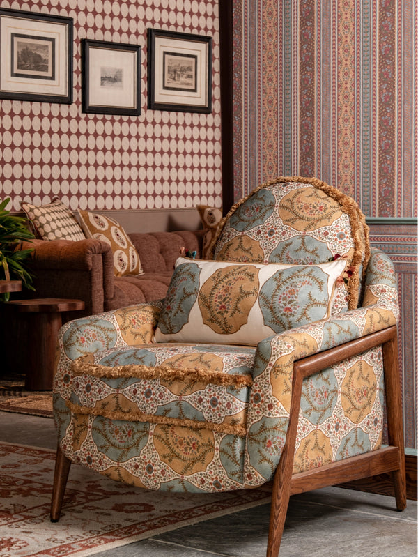 Ottoman Bloom (Eggshell) - Sample