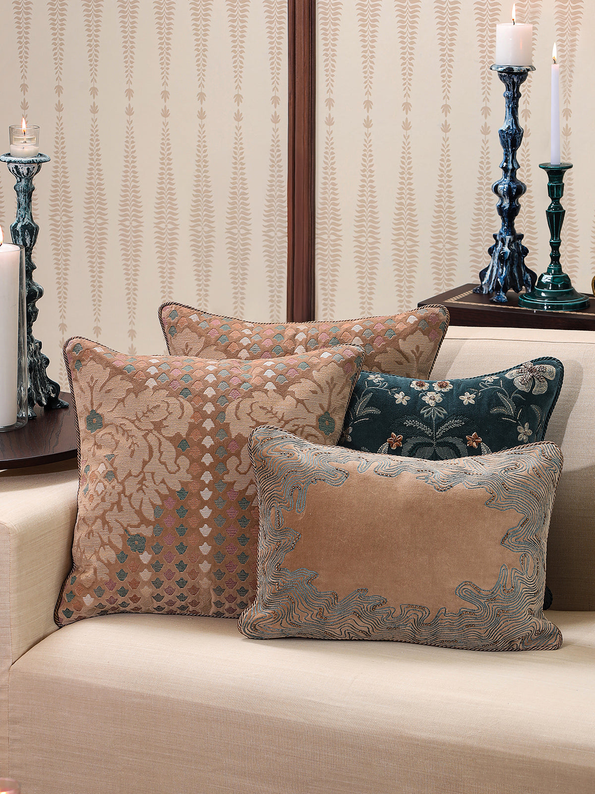 Damask Lattice - Taupe