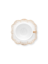 Royal Winter White Cup and Saucer Set