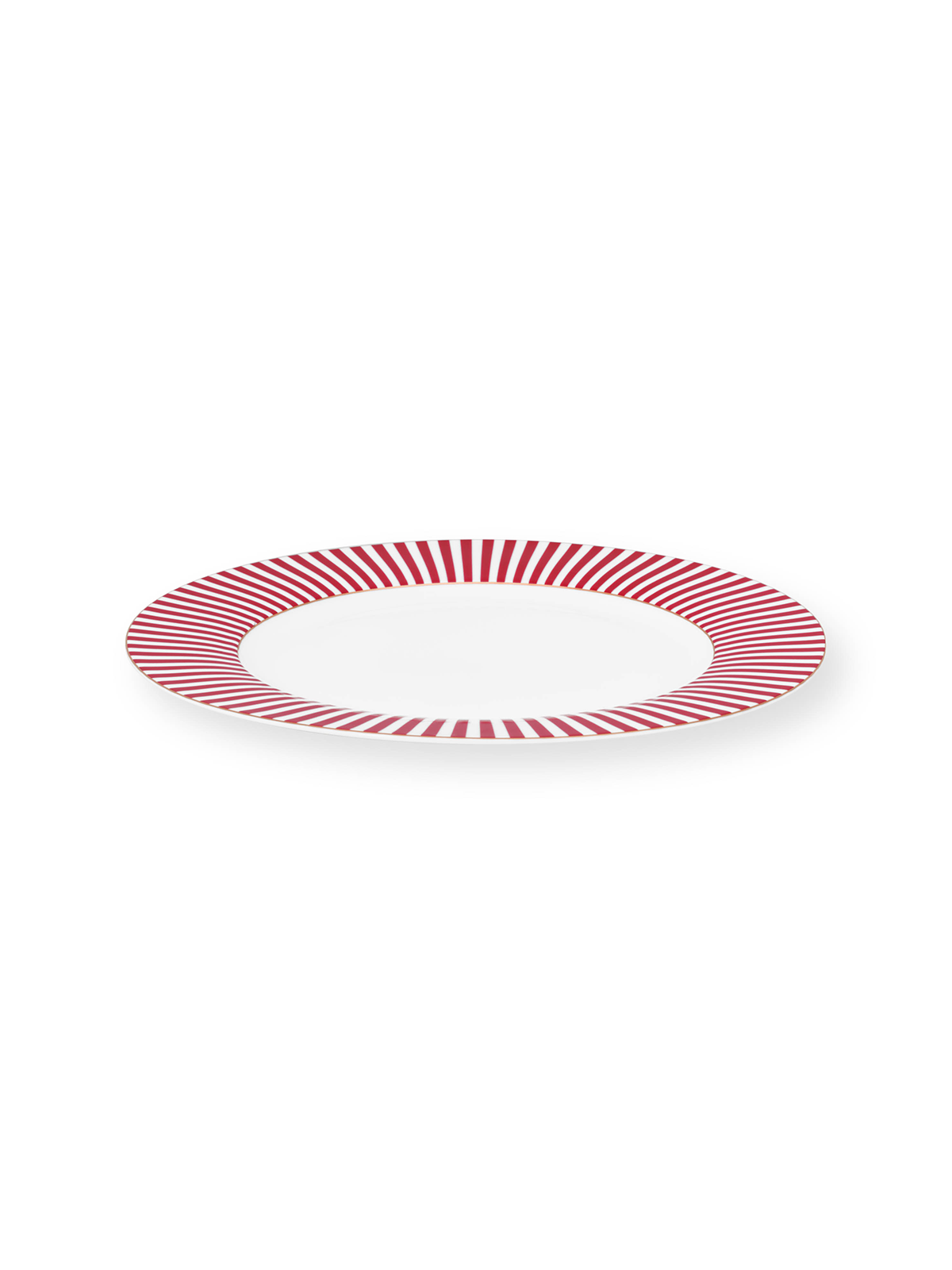 Royal Stripes Pink Dinner Plate (Set of 2)