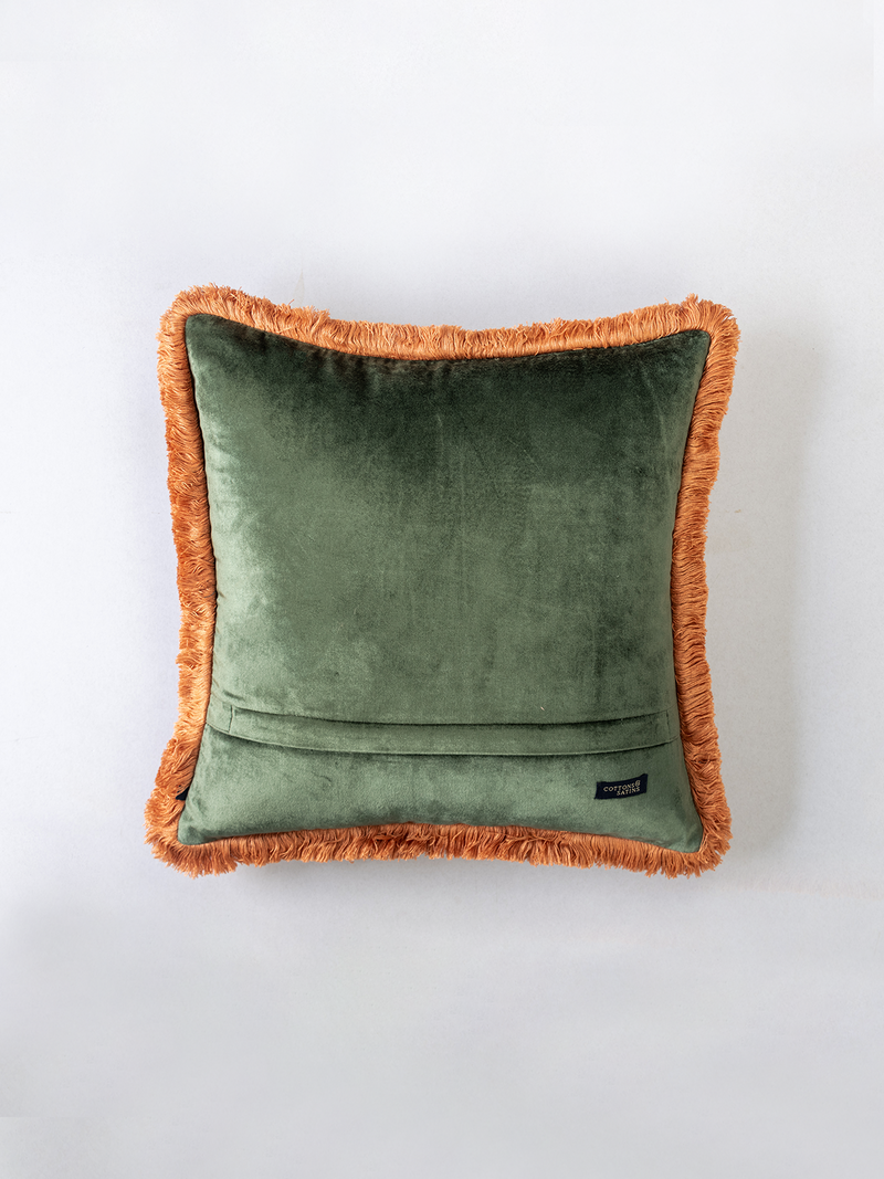 Galaxy Cushion Cover (Green)