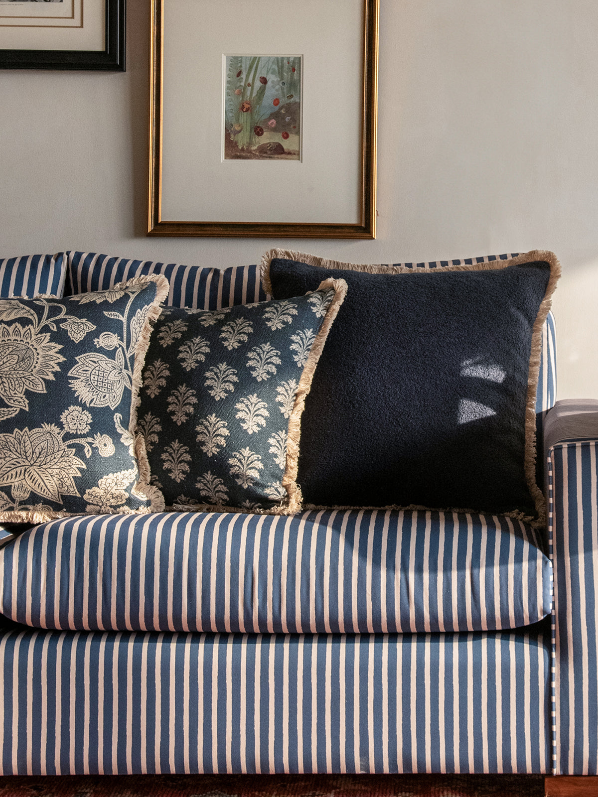 Grove Cushion Cover (Indigo)