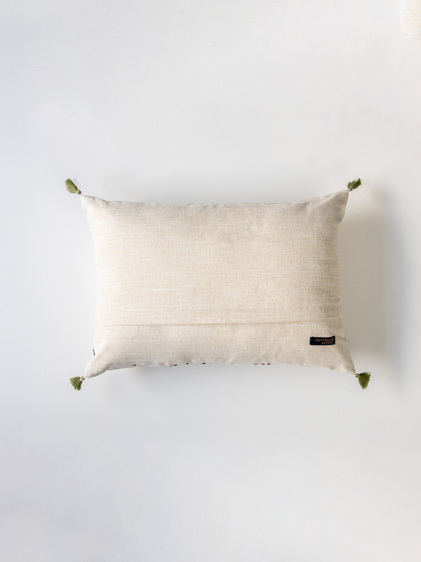 Palm Bloom Cushion Cover (Sage)