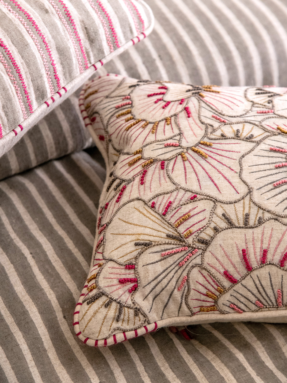 Pinstripe Garden Bedding Set