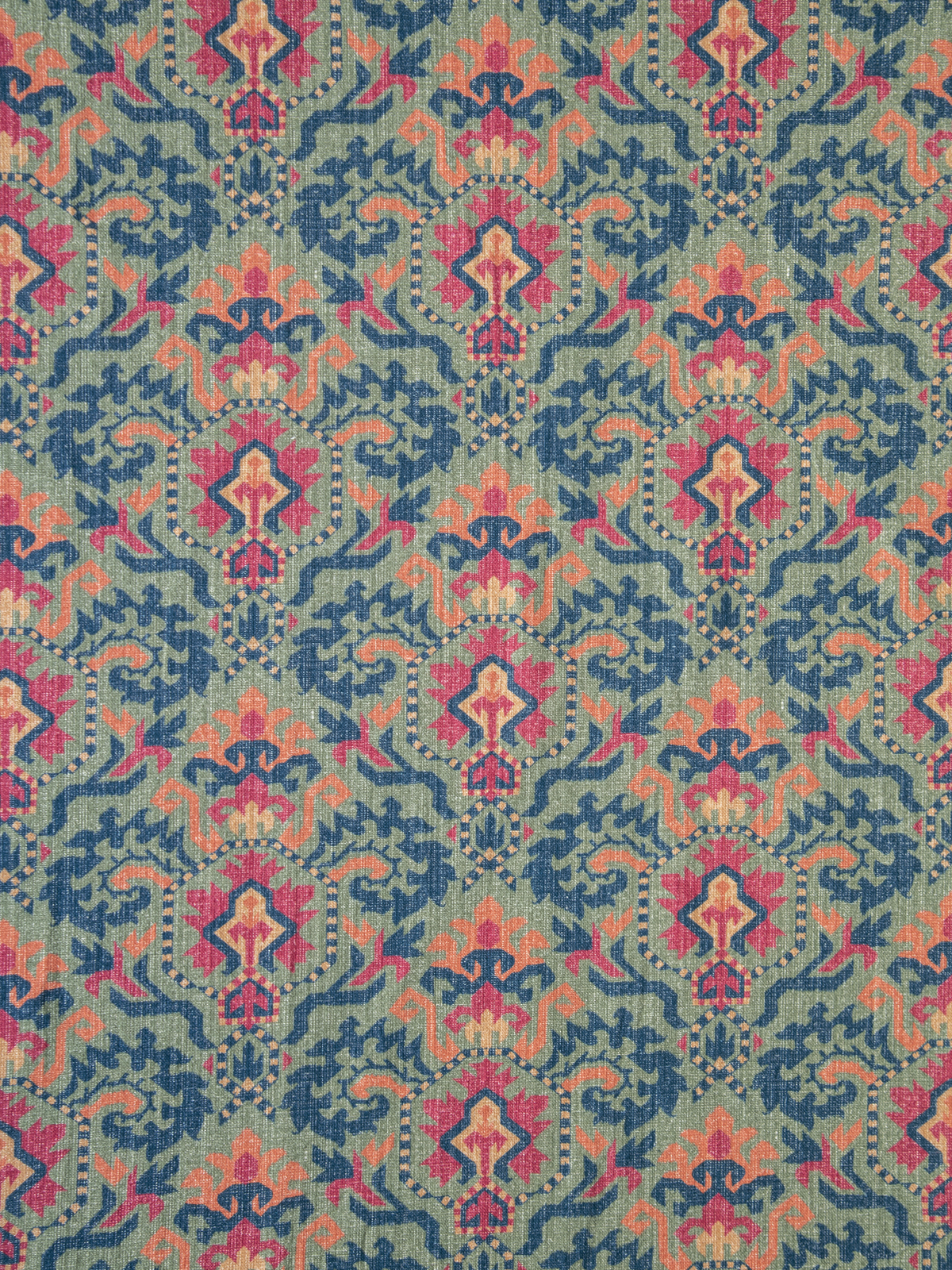 Garden Ikat (Sage) - Sample