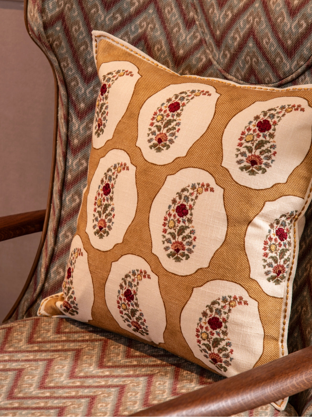 Ottoman Paisley - Amber