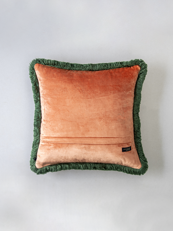 Flora Cushion Cover (Coral)