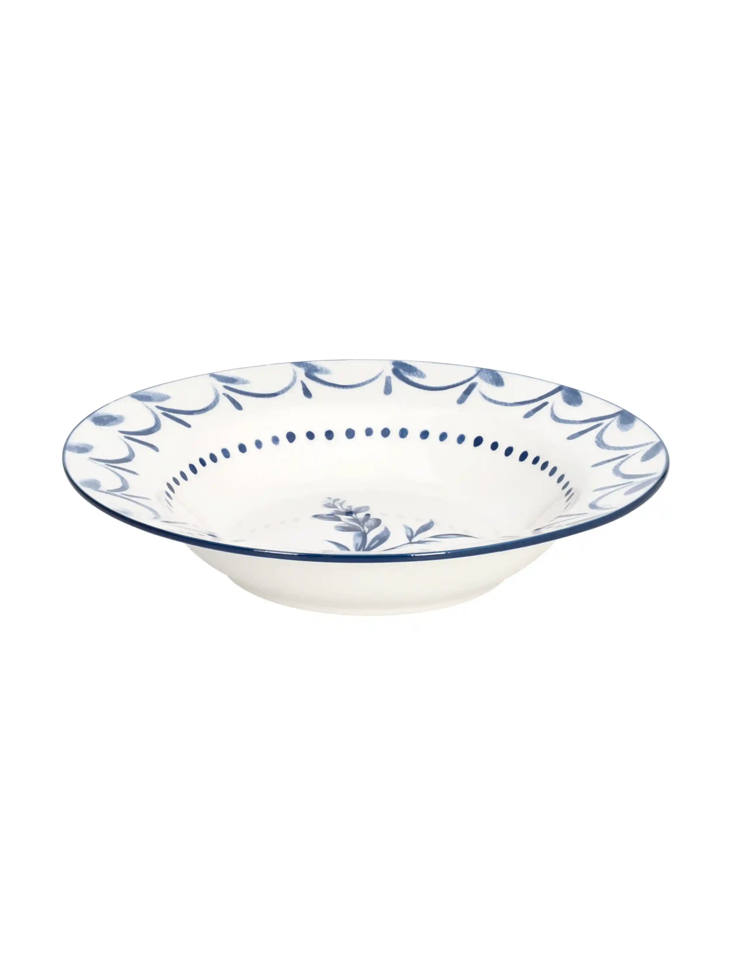BLUE LOIRA SOUP BOWL SET OF 2