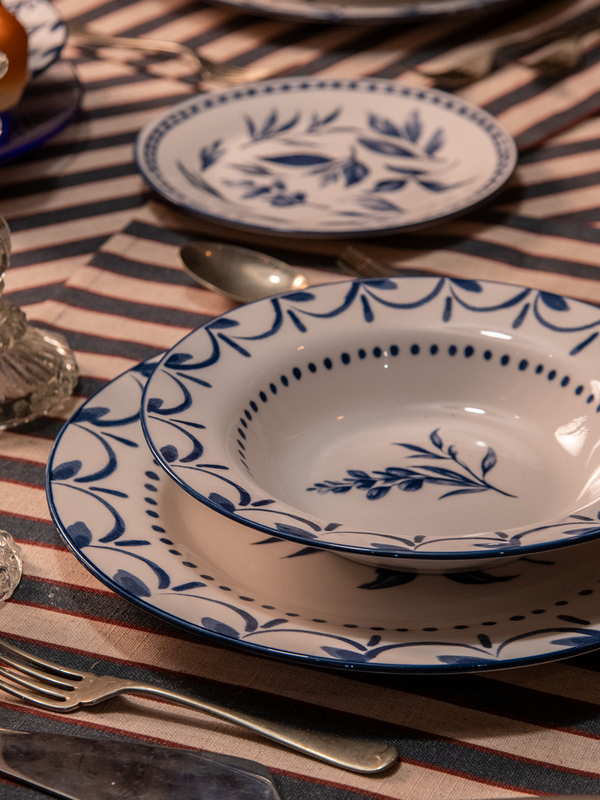 Blue Loira Soup Bowl - Set of 2