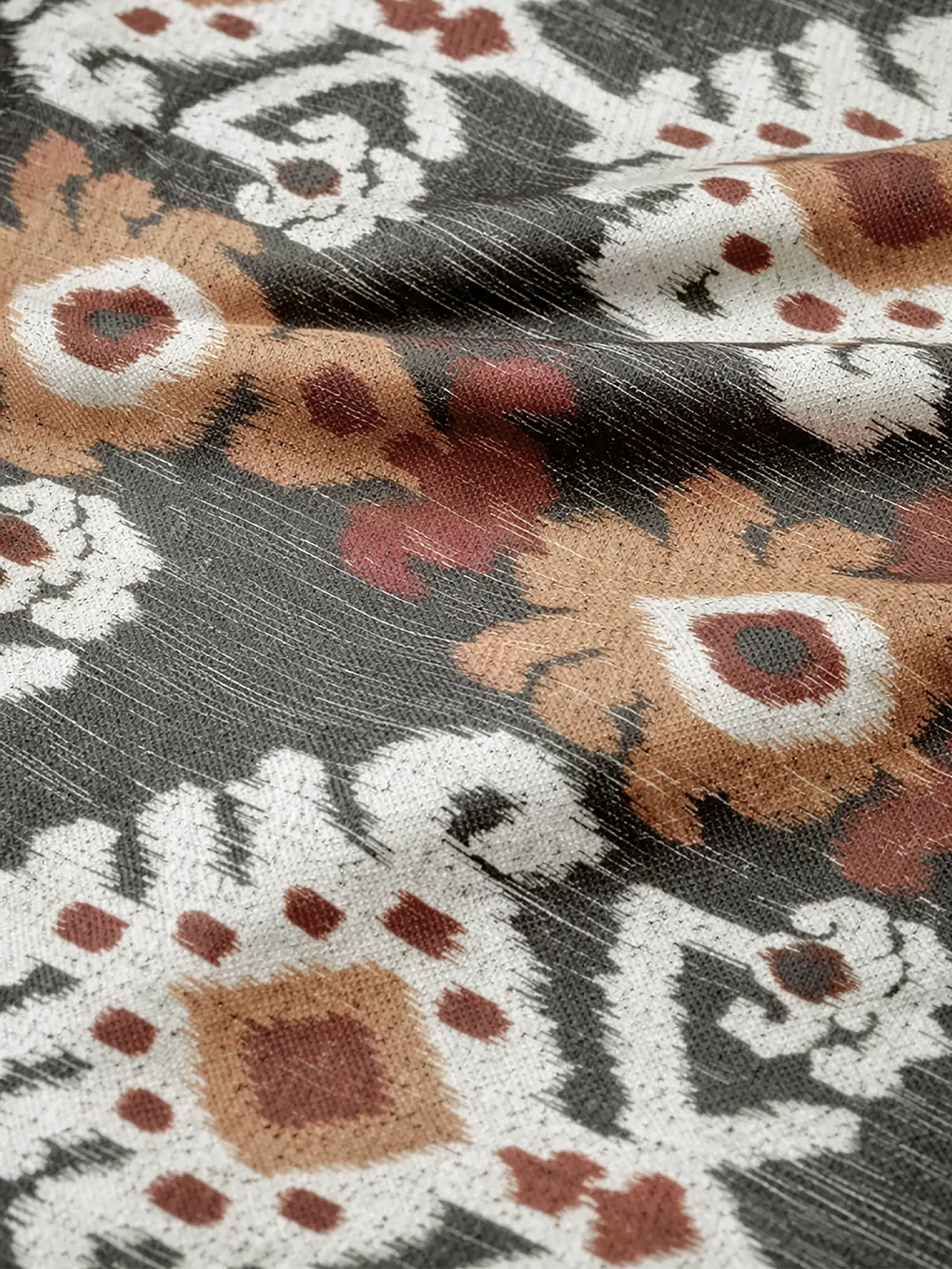 Chair Ikat Charcoal - Sample