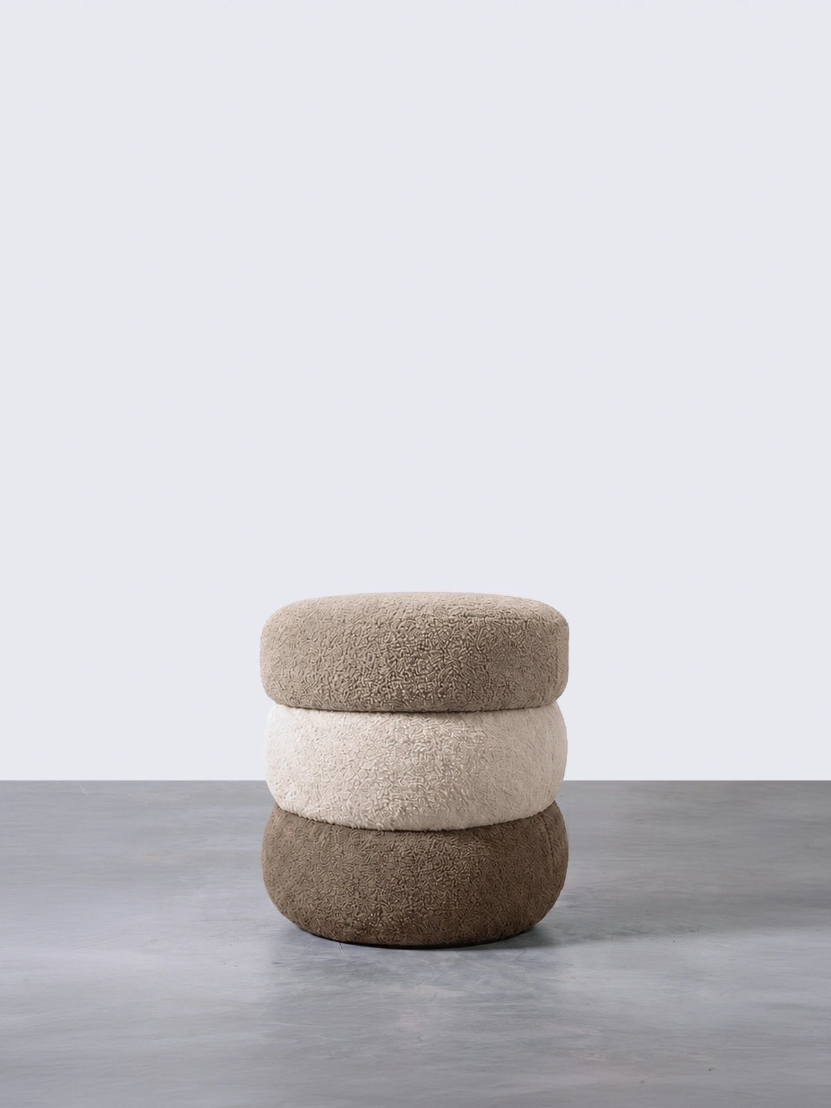 Coil Pouf (Ecru)