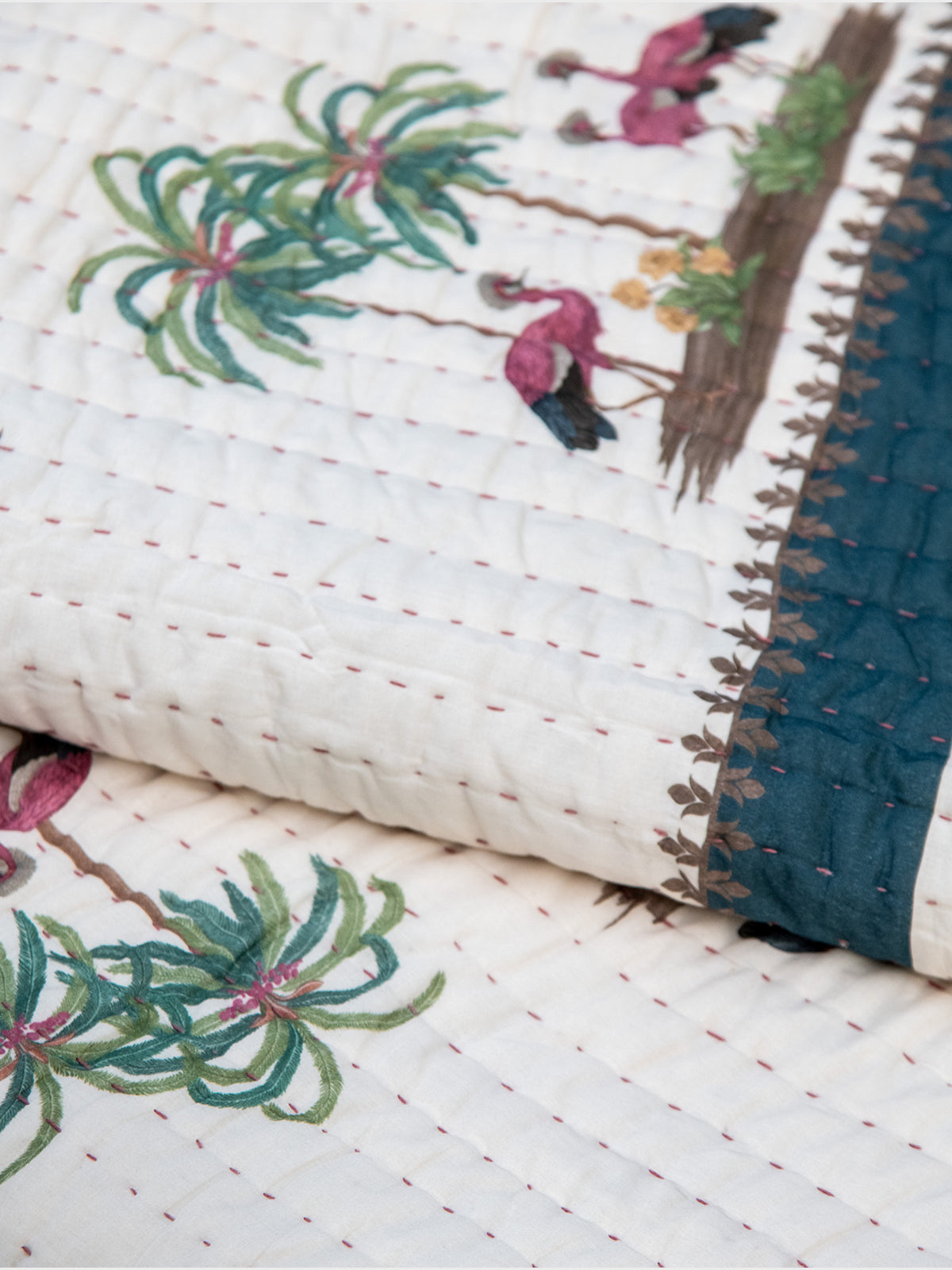 Crane Bay Quilt (Ivory)