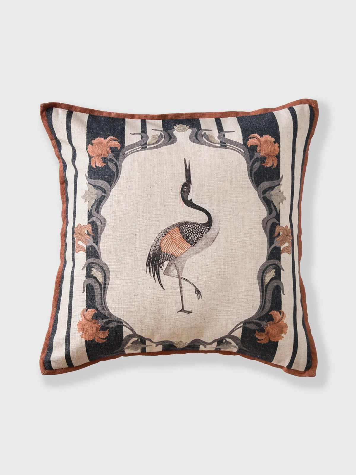 Ibis Noir Cushion Cover